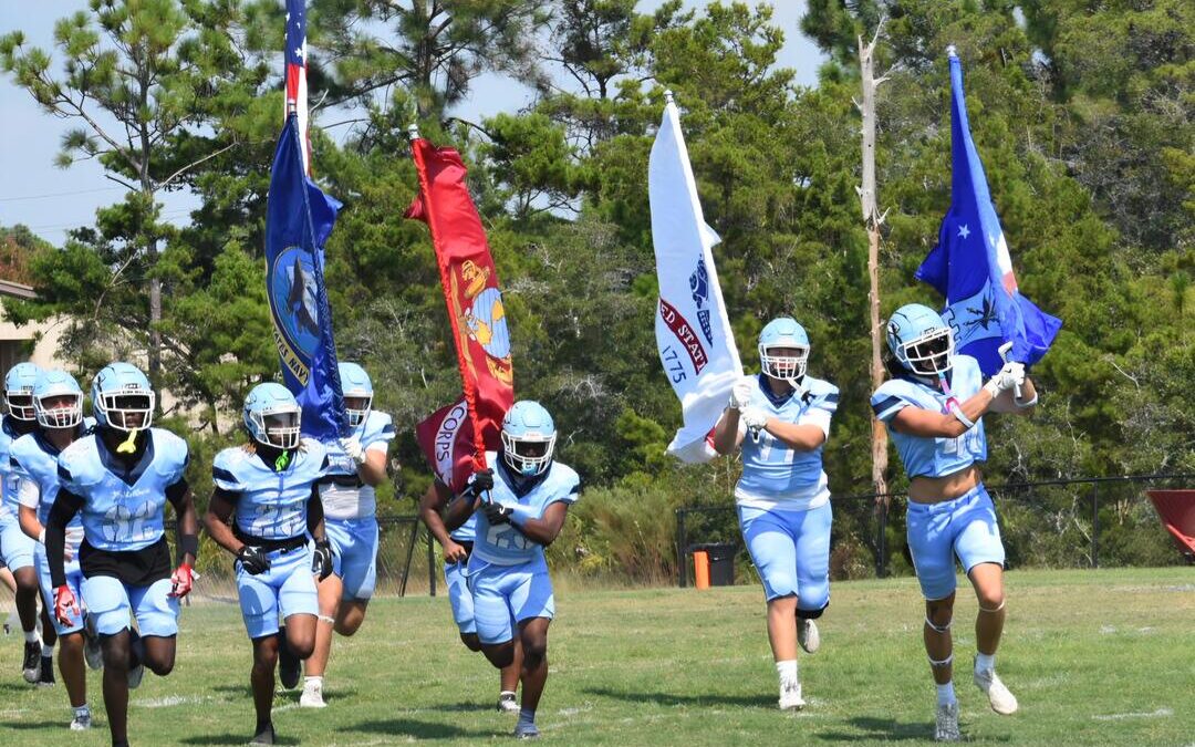 Flying the Colors for the Lighthouse Christian College Makos!
